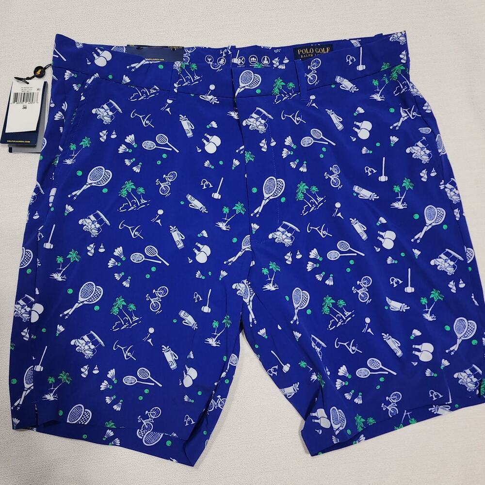Polo Golf Ralph Lauren Shorts Blue W36' x L19'' NWT
